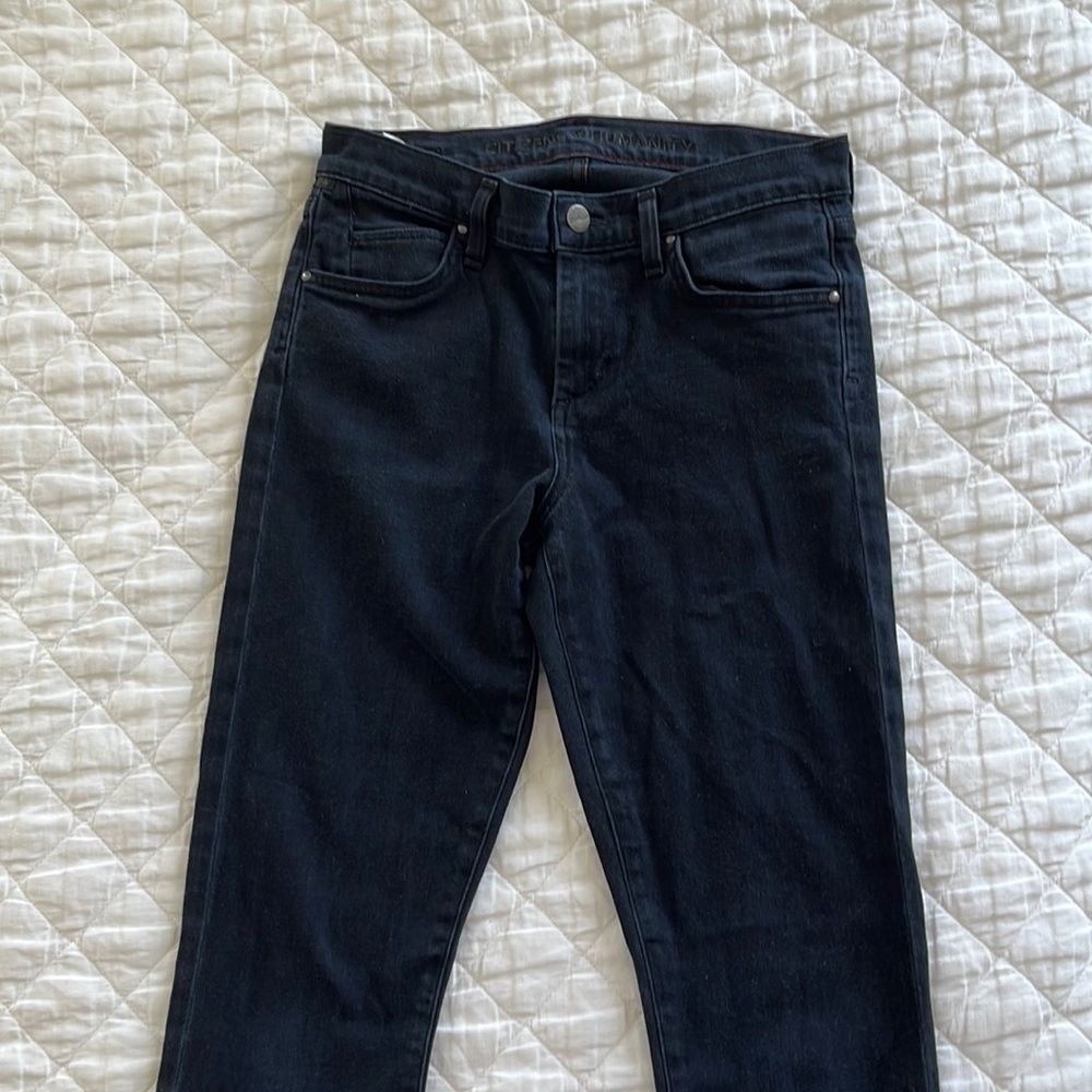 COH black straight leg jeans, size 26